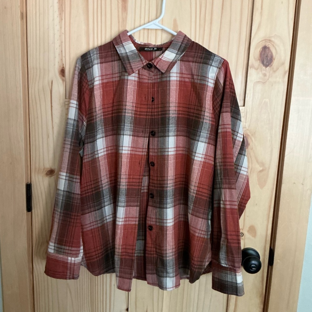 Blue B Flannel Shirt